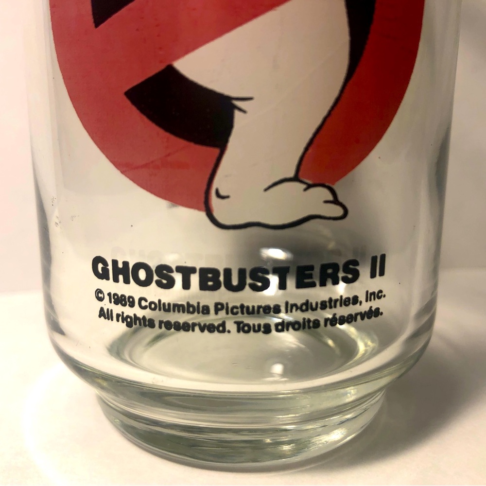 Vintage Ghostbusters II Collectible Slimer Glass 👻 1989 - Picture 4 of 4